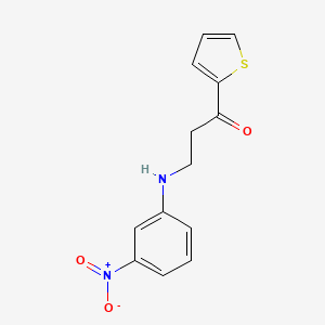 3-(3-Nitroanilino)-1-(2-thienyl)-1-propanone