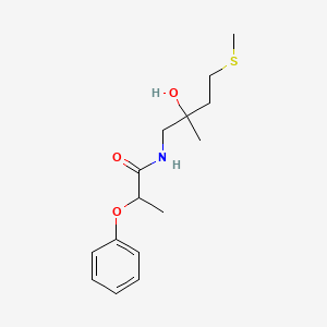 N-(2-hydroxy-2-methyl-4-(methylthio)butyl)-2-phenoxypropanamide