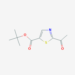 molecular formula C10H13NO3S B2736094 Tert-butyl 2-acetyl-1,3-thiazole-5-carboxylate CAS No. 1909305-97-0