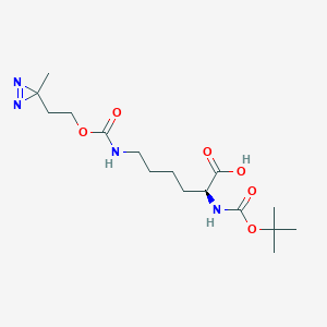 molecular formula C16H28N4O6 B2736139 Boc-L-Photo-Lysine CAS No. 1330088-06-6
