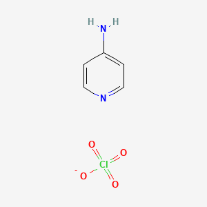 molecular formula C5H6ClN2O4 B2736140 Pyridin-4-amine perchlorate CAS No. 54542-73-3
