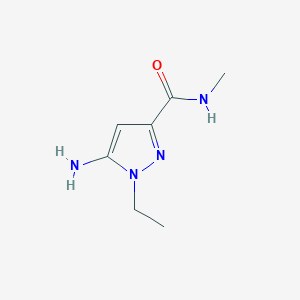 1H-Pyrazole-3-carboxamide,5-amino-1-ethyl-N-methyl-