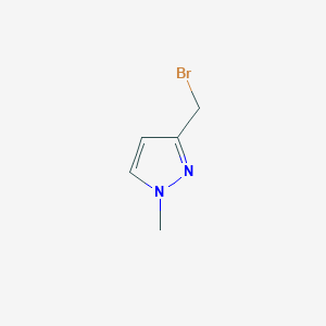 molecular formula C5H7BrN2 B027362 3-(Bromomethyl)-1-methyl-1H-pyrazole CAS No. 102846-13-9
