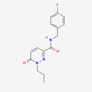 N-(4-fluorobenzyl)-6-oxo-1-propyl-1,6-dihydropyridazine-3-carboxamide