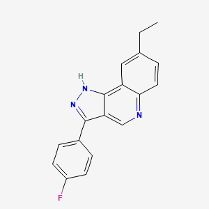 8-ethyl-3-(4-fluorophenyl)-1H-pyrazolo[4,3-c]quinoline