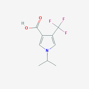 1-Isopropyl-4-(trifluoromethyl)-1H-pyrrole-3-carboxylic acid