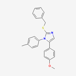 2-(benzylthio)-5-(4-methoxyphenyl)-1-(p-tolyl)-1H-imidazole