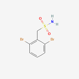 molecular formula C7H7Br2NO2S B2736214 (2,6-Dibromophenyl)methanesulfonamide CAS No. 256651-56-6