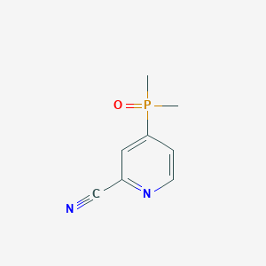 4-Dimethylphosphorylpyridine-2-carbonitrile
