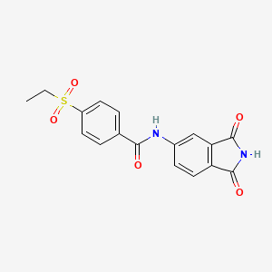 N-(1,3-dioxoisoindol-5-yl)-4-ethylsulfonylbenzamide