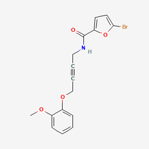 5-bromo-N-(4-(2-methoxyphenoxy)but-2-yn-1-yl)furan-2-carboxamide