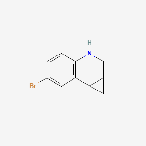2-bromo-5H,6H,6aH,7H,7aH-cyclopropa[c]quinoline