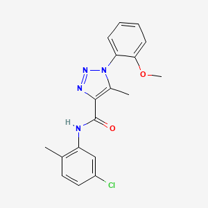 N-(5-chloro-2-methylphenyl)-1-(2-methoxyphenyl)-5-methyltriazole-4-carboxamide