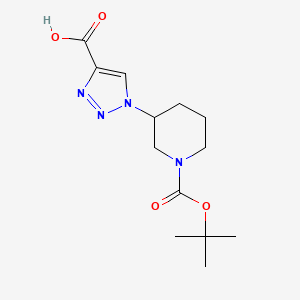 1-{1-[(tert-butoxy)carbonyl]piperidin-3-yl}-1H-1,2,3-triazole-4-carboxylic acid