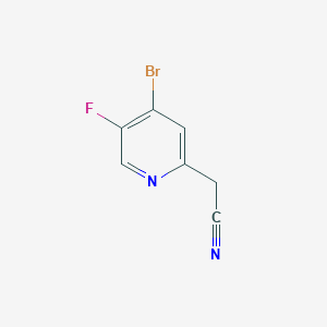 4-Bromo-5-fluoropyridine-2-acetonitrile