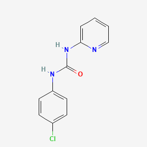 molecular formula C12H10ClN3O B2736325 1-(4-Chloro-phenyl)-3-pyridin-2-yl-urea CAS No. 13208-58-7