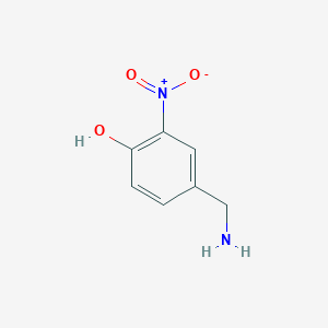 molecular formula C7H8N2O3 B2736355 4-(aminomethyl)-2-nitrophenol CAS No. 21078-47-7