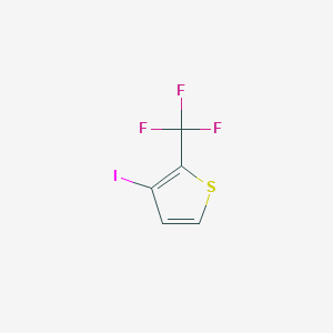 molecular formula C5H2F3IS B2736395 3-Iodo-2-(trifluoromethyl)thiophene CAS No. 2137541-84-3