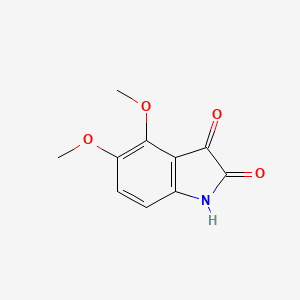 molecular formula C10H9NO4 B2736398 4,5-Dimethoxyindoline-2,3-dione CAS No. 76159-83-6
