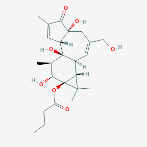 molecular formula C24H34O7 B027364 Phorbol 13-butanoate CAS No. 100929-94-0