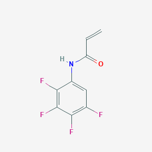 molecular formula C9H5F4NO B2736405 N-(2,3,4,5-Tetrafluorophenyl)prop-2-enamide CAS No. 2411248-08-1