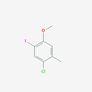 molecular formula C8H8ClIO B2736689 1-Chloro-5-iodo-4-methoxy-2-methylbenzene CAS No. 850864-46-9