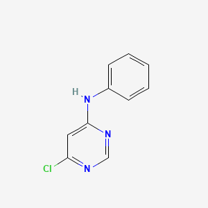 molecular formula C10H8ClN3 B2736721 6-chloro-N-phenylpyrimidin-4-amine CAS No. 69591-19-1