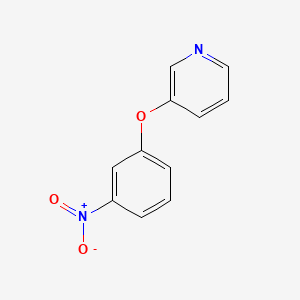 molecular formula C11H8N2O3 B2736747 3-(3-Nitrophenoxy)pyridine CAS No. 28232-52-2