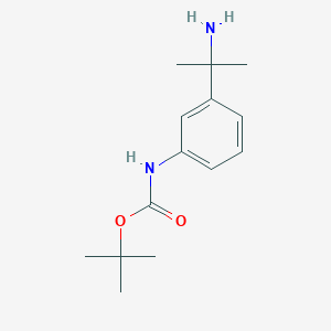 Tert-butyl N-[3-(2-aminopropan-2-YL)phenyl]carbamate