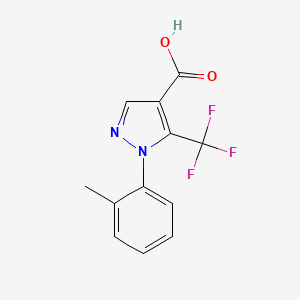 1-(o-Tolyl)-5-(trifluoromethyl)-1H-pyrazole-4-carboxylic acid