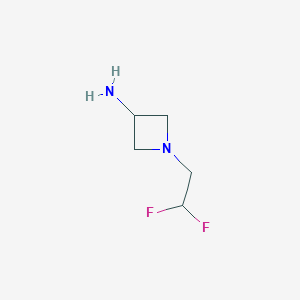 1-(2,2-Difluoroethyl)azetidin-3-amine