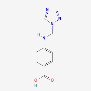4-{[(1H-1,2,4-triazol-1-yl)methyl]amino}benzoic acid