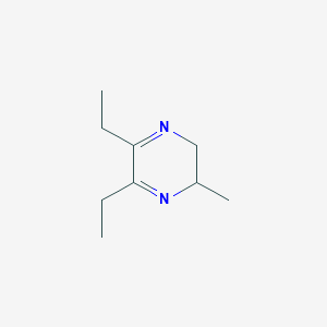 molecular formula C9H16N2 B027369 2,3-Diethyl-5-methyl-5,6-dihydropyrazine CAS No. 101708-69-4