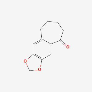 molecular formula C12H12O3 B2736999 6,7,8,9-Tetrahydrocyclohepta[f][1,3]benzodioxol-5-one CAS No. 93399-51-0