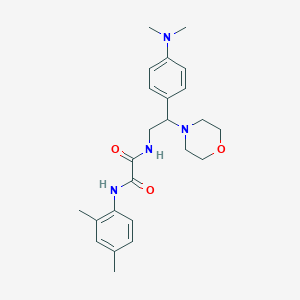 N1-(2-(4-(dimethylamino)phenyl)-2-morpholinoethyl)-N2-(2,4-dimethylphenyl)oxalamide