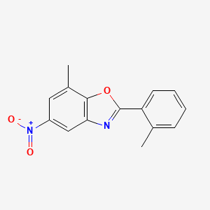 7-Methyl-2-(2-methylphenyl)-5-nitro-1,3-benzoxazole