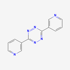 molecular formula C12H8N6 B2737305 3,6-Di(pyridin-3-yl)-1,2,4,5-tetrazine CAS No. 107599-30-4