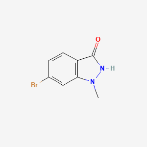 molecular formula C8H7BrN2O B2737349 6-Bromo-1-methyl-1H-indazol-3(2H)-one CAS No. 1226985-36-9