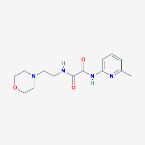 molecular formula C14H20N4O3 B2737356 N1-(6-methylpyridin-2-yl)-N2-(2-morpholinoethyl)oxalamide CAS No. 920355-50-6