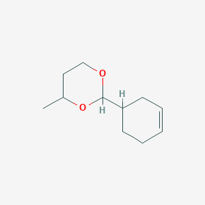 molecular formula C11H18O2 B027374 2-Cyclohex-3-en-1-yl-4-methyl-1,3-dioxane CAS No. 103907-82-0