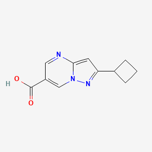 2-Cyclobutylpyrazolo[1,5-a]pyrimidine-6-carboxylic acid