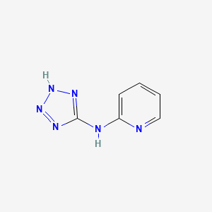 molecular formula C6H6N6 B2737434 N-(2H-Tetrazol-5-yl)pyridin-2-amine CAS No. 76105-82-3