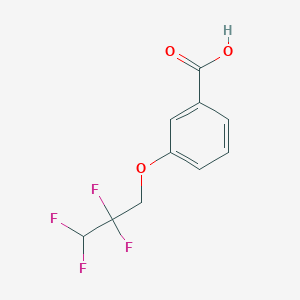 molecular formula C10H8F4O3 B2737437 3-(2,2,3,3-Tetrafluoropropoxy)benzoic acid CAS No. 937602-64-7