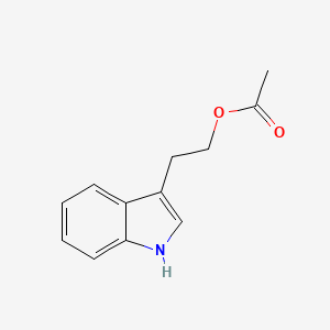 molecular formula C12H13NO2 B2737440 2-(1H-Indol-3-yl)ethyl acetate CAS No. 13137-14-9