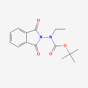 molecular formula C15H18N2O4 B2737477 Tert-butyl (1,3-dioxoisoindolin-2-yl)(ethyl)carbamate CAS No. 1271025-14-9
