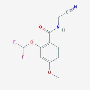 N-(cyanomethyl)-2-(difluoromethoxy)-4-methoxybenzamide