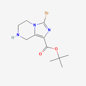 Tert-butyl 3-bromo-5,6,7,8-tetrahydroimidazo[1,5-a]pyrazine-1-carboxylate