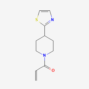 1-[4-(1,3-Thiazol-2-yl)piperidin-1-yl]prop-2-en-1-one