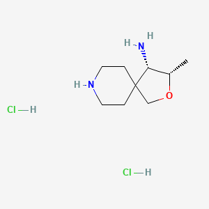 (3S,4S)-3-Methyl-2-oxa-8-azaspiro[4.5]decan-4-amine dihydrochloride