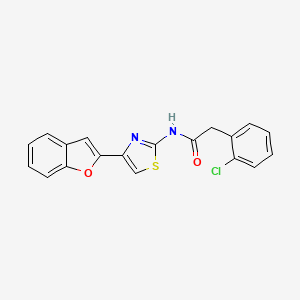 N-(4-(benzofuran-2-yl)thiazol-2-yl)-2-(2-chlorophenyl)acetamide